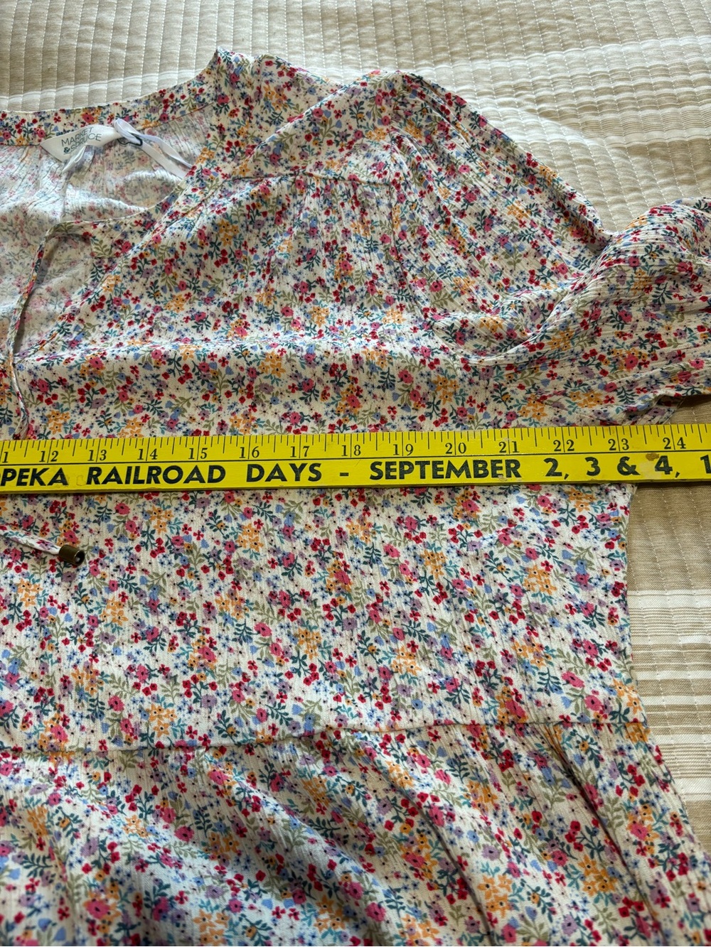 Market and Spruce XXL Tiered Floral Dress - Picture 7 of 8